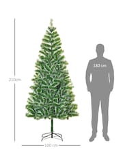 Homcom Green 7FT Artificial Christmas Tree - Image 3 of 6