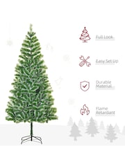 Homcom Green 7FT Artificial Christmas Tree - Image 5 of 6
