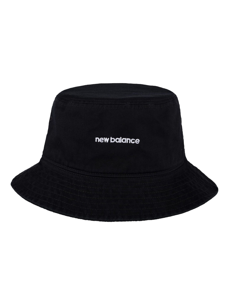 New Balance Black Small/Medium 100% Cotton Bucket Hat - Image 1 of 3 New Balance Black Small/Medium 100% Cotton Bucket Hat - Image 1 of 3