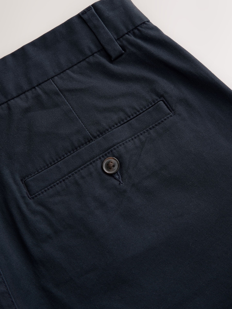 Black/Navy/Charcoal Straight Fit Stretch Chinos Shorts 3 Pack - Image 13 of 14