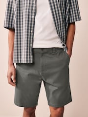 Black/Navy/Charcoal Straight Fit Stretch Chinos Shorts 3 Pack - Image 3 of 14