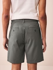 Black/Navy/Charcoal Straight Fit Stretch Chinos Shorts 3 Pack - Image 5 of 14