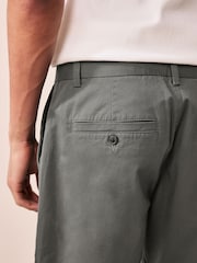 Black/Navy/Charcoal Straight Fit Stretch Chinos Shorts 3 Pack - Image 8 of 14