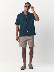 Neutral Straight Fit Stretch Chinos Shorts 3 Pack - Image 3 of 13