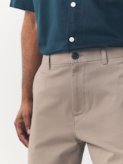 Neutral Straight Fit Stretch Chinos Shorts 3 Pack - Image 5 of 13