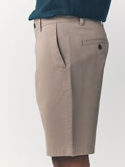 Neutral Straight Fit Stretch Chinos Shorts 3 Pack - Image 6 of 13