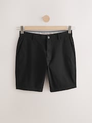 Black/Navy/Charcoal Slim Fit Stretch Chinos Shorts 3 Pack - Image 2 of 15