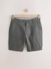 Black/Navy/Charcoal Slim Fit Stretch Chinos Shorts 3 Pack - Image 3 of 15