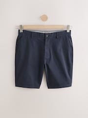 Black/Navy/Charcoal Slim Fit Stretch Chinos Shorts 3 Pack - Image 4 of 15