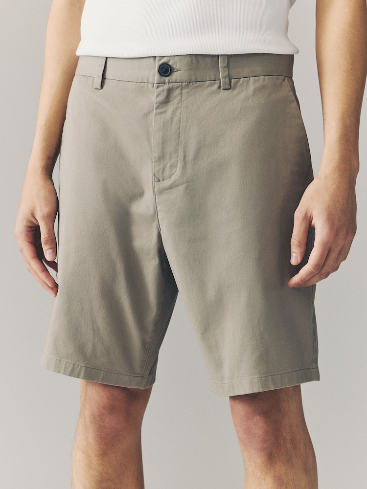 neutre - Slim Fit (Slim Fit) - Short chino extensible 3 Pack - Image 3 of 16