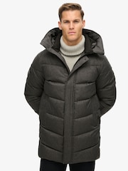 Superdry Grey City Chevron Padded Jacket - Image 2 of 4