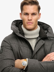 Superdry Grey City Chevron Padded Jacket - Image 4 of 4