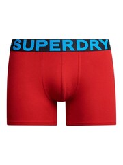 Superdry Blue Organic Cotton Boxers 3 Pack - Image 5 of 5