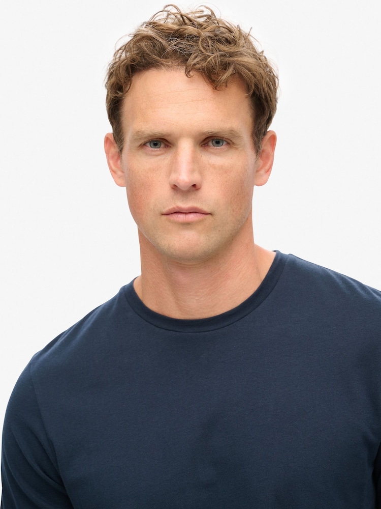 Superdry Navy Blue Classic Essential Top - Image 3 of 3