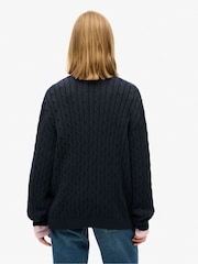 Superdry Oversized V-Neck com Decote Jumper - Imagem 2 de 5