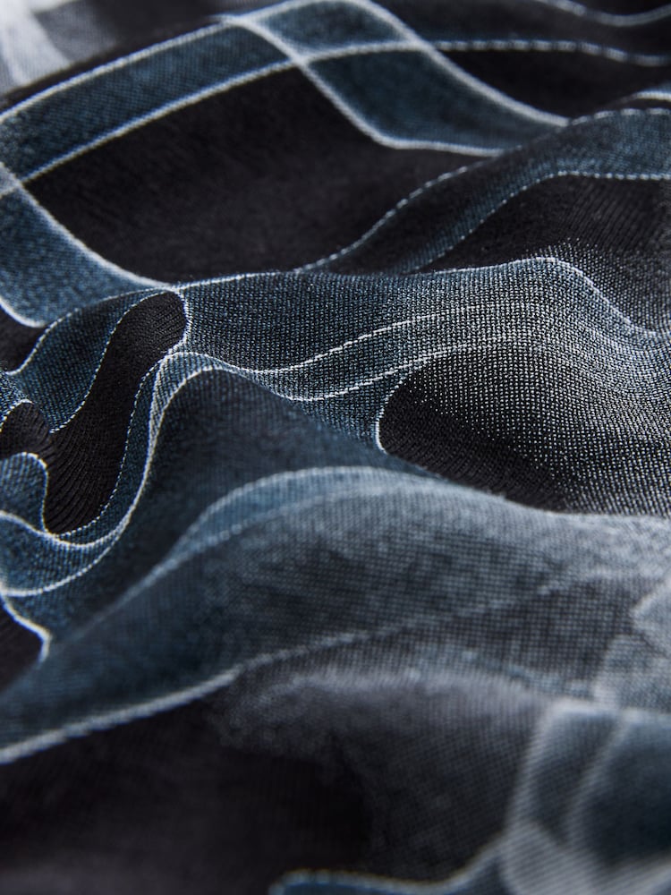 Black Skeleton Halloween 100% Cotton T-Shirt - Image 7 of 7