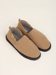 Brakeburn Brown Cord Slippers - Image 4 of 4