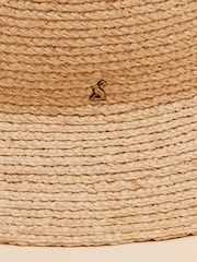 Joules Albany Natural Adjustable Straw Hat - Image 4 of 5