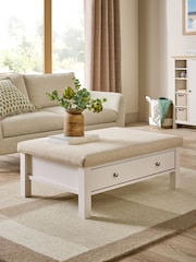 Tweedy Plain Light Natural Cream Malvern Oak Effect Storage Coffee Table - Image 1 of 10