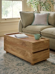 Mango Wood Effect Alba Crosby Modular Side Table - Image 2 of 13