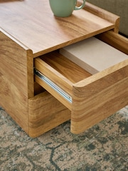 Mango Wood Effect Alba Crosby Modular Side Table - Image 3 of 13