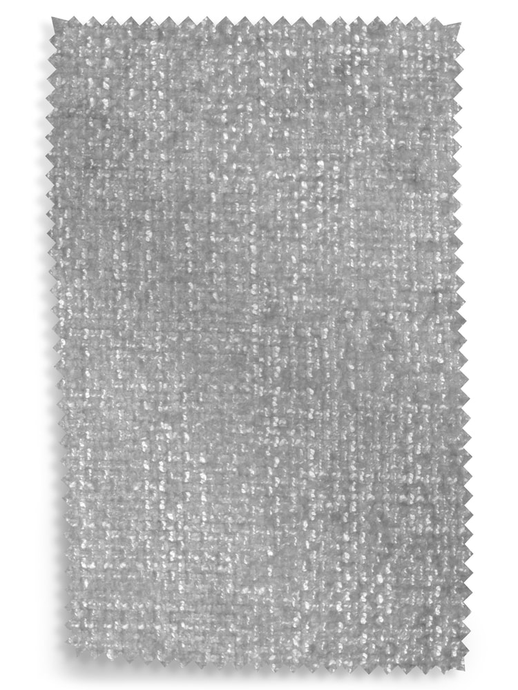 Chunky Chenille Light Grey Wilson Storage Footstool - Image 9 of 9 Chunky Chenille Light Grey Wilson Storage Footstool - Image 9 of 9