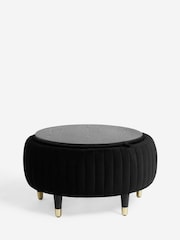 Soft Velvet Black Evie Coffee Table - Image 11 of 13