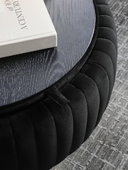 Soft Velvet Black Evie Coffee Table - Image 8 of 13