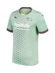 Puma Green Derby County Away Shirt 2024-25 - Image 2 of 3