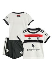 adidas White Manchester United Third Babykit 2024-25 - Image 1 of 5