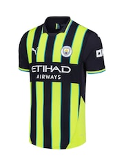 Puma Blue Manchester City Away Authentic Shirt 2024-25 - Image 7 of 9