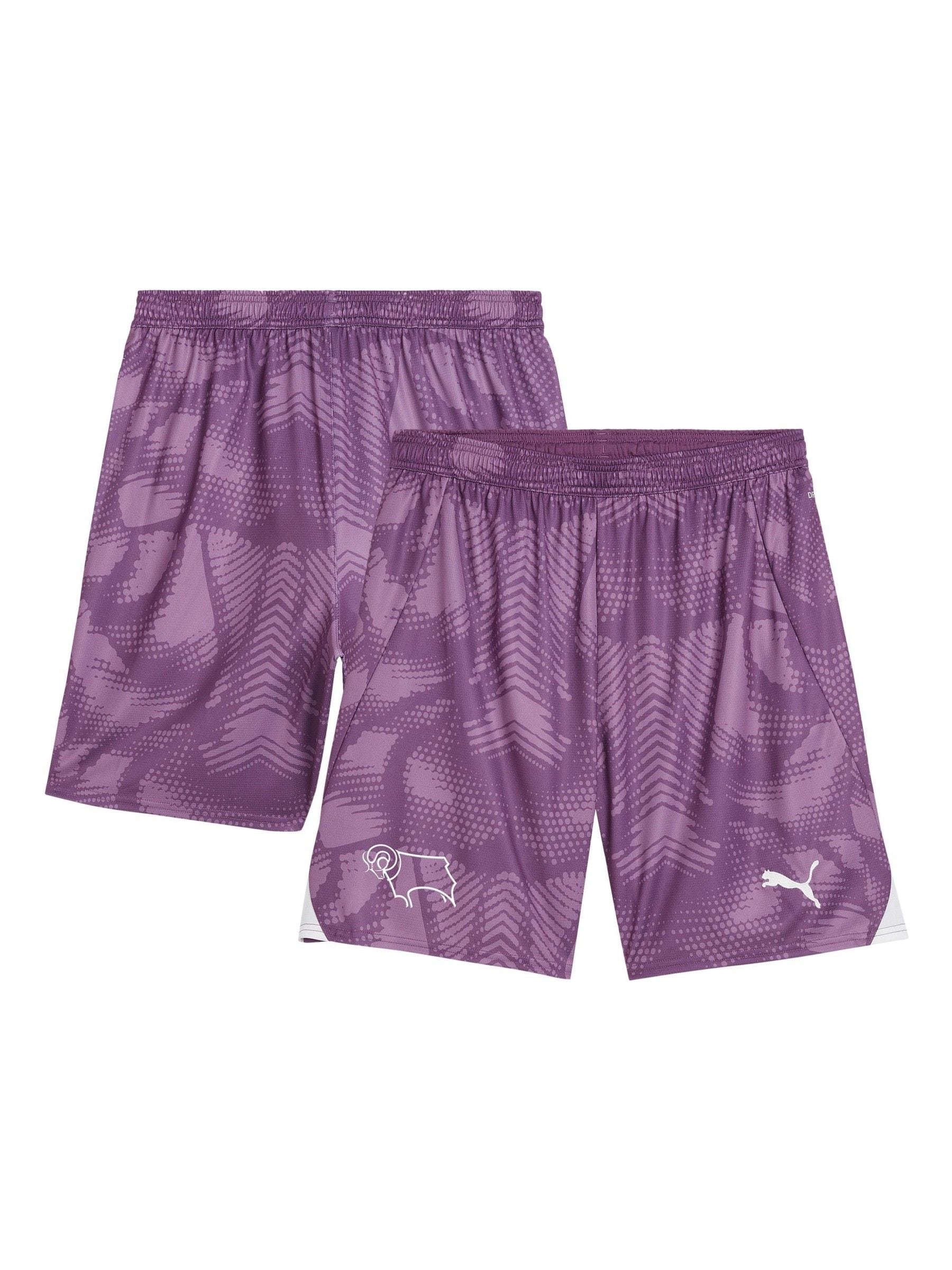Puma shorts purple cheap