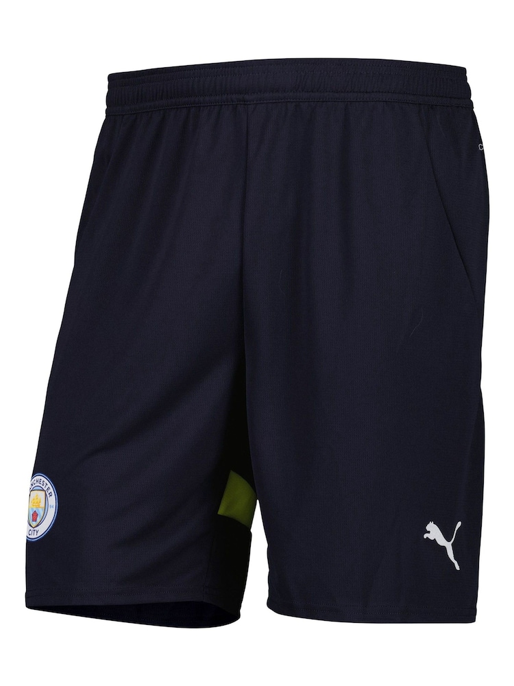 Puma Blue Manchester City Away Shorts 2024-25 - Image 1 of 10