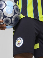 Puma Blue Manchester City Away Shorts 2024-25 - Image 10 of 10