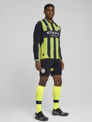 Puma Blue Manchester City Away Shorts 2024-25 - Image 6 of 10