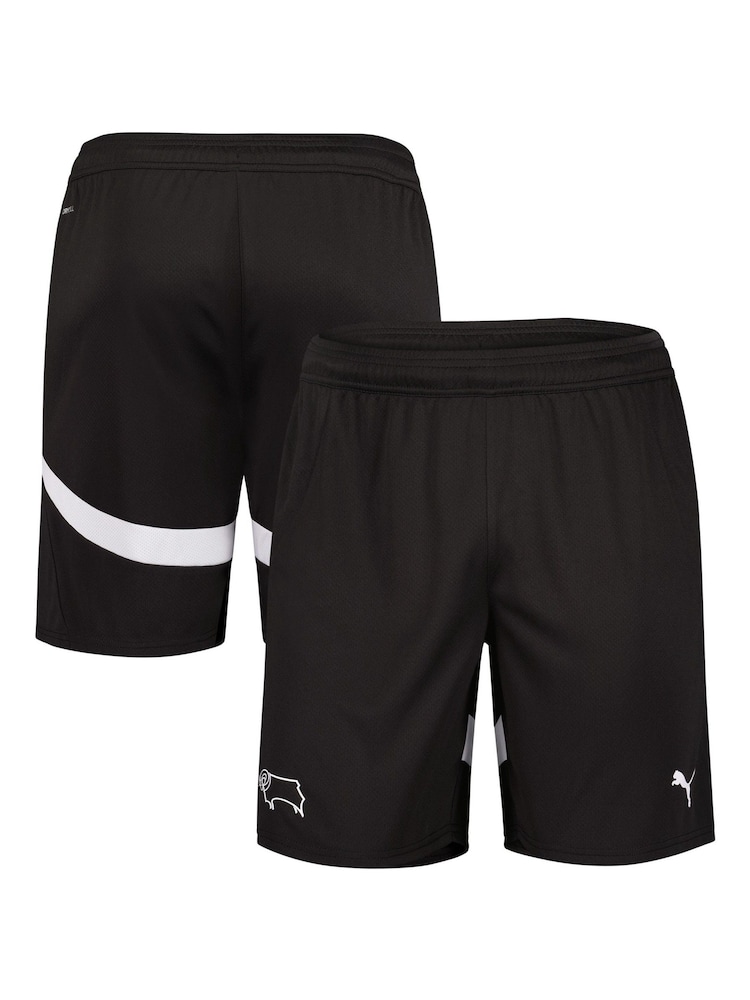 Puma Black Derby County Home Shorts 2024-25 - Image 1 of 3