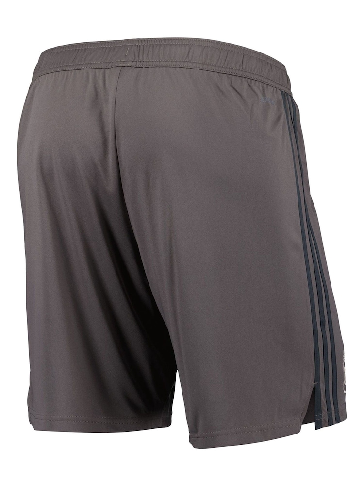 adidas Grey Real Madrid Third Shorts 2024-25 Kids - Image 3 of 3