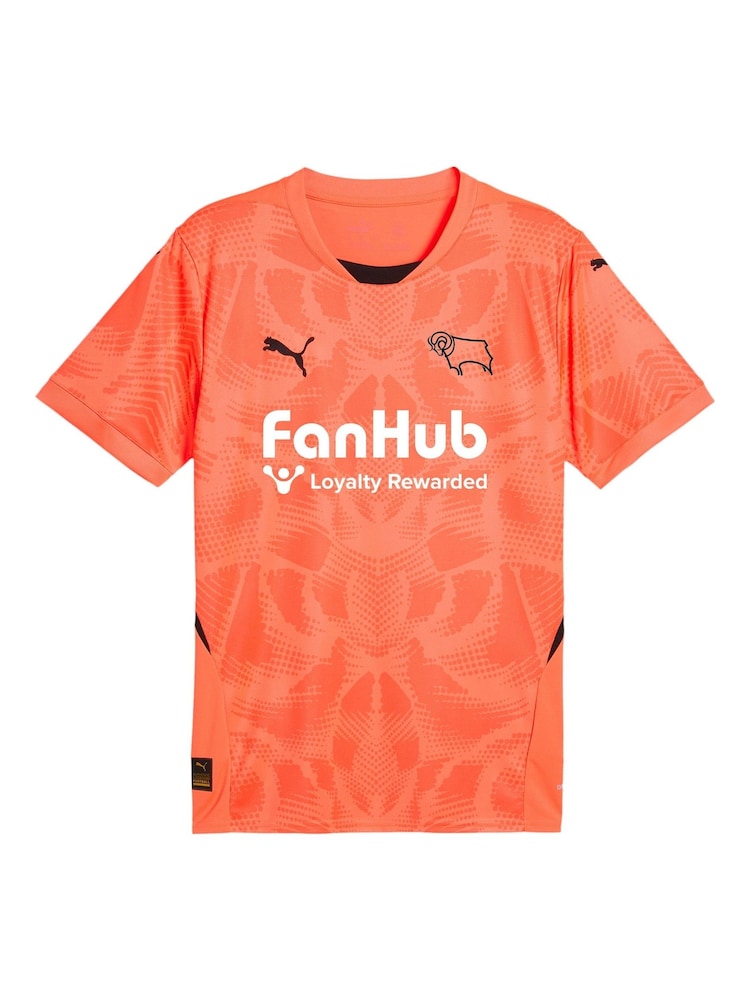 Puma Orange Derby County Goalkeeper Shirt 2024-25 - Image 2 of 3