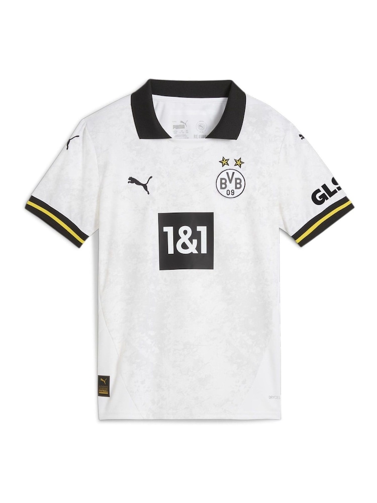 Puma White Kids Borussia Dortmund Third Shirt 2024-25 - Image 1 of 2