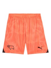 Puma Orange Kids Derby County Goalkeeper Shorts 2024-25 - Image 3 of 3