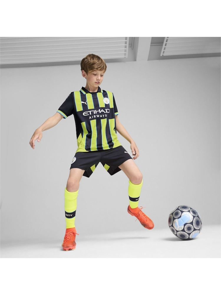 Puma Blue Kids Manchester City Third Shorts 2024-25 - Image 2 of 8