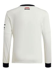 adidas White Manchester United Third Shirt 2024-25 Kids Long Sleeve - Image 5 of 5