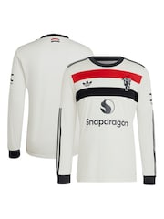 adidas White Manchester United Third Shirt 2024-25 - Image 3 of 5