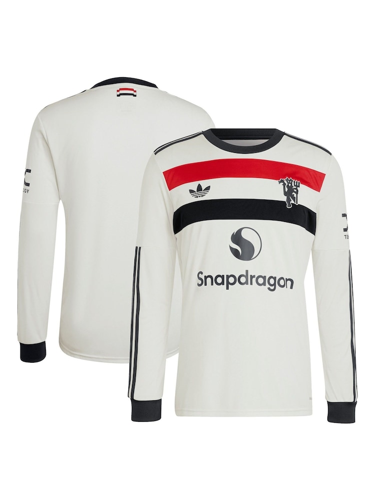 Buy adidas White Manchester United Third Shirt 2024-25 from the
