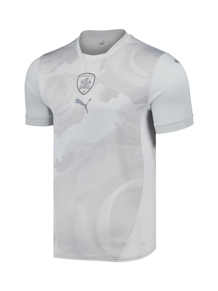 Puma Grey Barnsley Away Shirt 2024-25 - Image 2 of 3