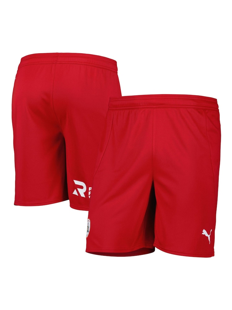 Puma Red Barnsley Home Shorts 2024-25 - Image 1 of 4