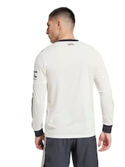 adidas White original Manchester United Third Authentic Shirt 2024-25 - Image 2 of 5