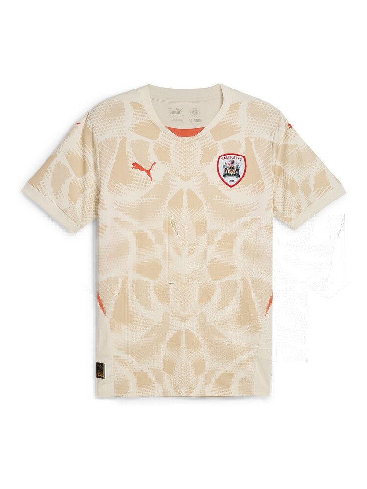 Puma Cream Barnsley Goalkeeper Shirt 2024-25 Kids - Image 2 of 3 Puma Cream Barnsley Goalkeeper Shirt 2024-25 Kids - Image 2 of 3