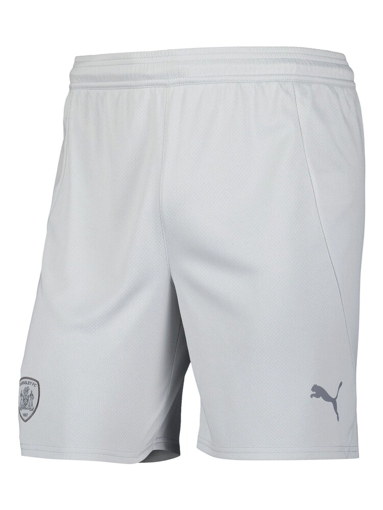 Puma Grey Barnsley Away Shorts 2024-25 - Image 2 of 4 Puma Grey Barnsley Away Shorts 2024-25 - Image 2 of 4