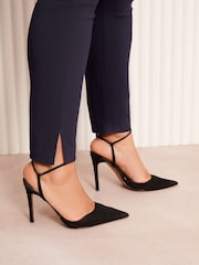 Navy - Friends Like These Sculpting Stretch Slim Trousers - Image 3 of 4